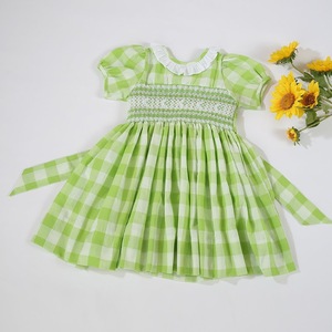 Robes smockées pour bébés filles ODM OEM disponible Source de vêtements du Vietnam ODM OEM de l'usine de vêtements du Vietnam - Product Image 2