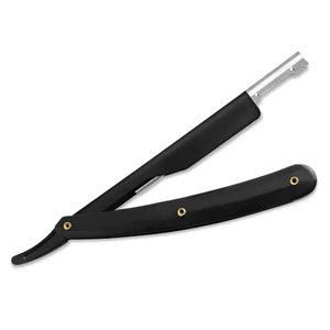 Barbero profesional plegable borde recto maquinilla de afeitar Shavette Manual maquinilla de afeitar peluquería corte de pelo pan bigote afeitadoras salones - Product Image 1