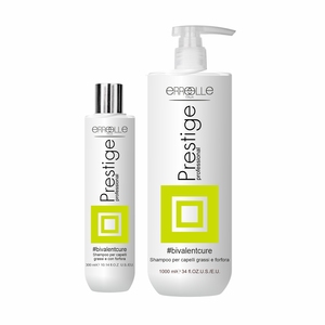 Shampooing Professionnel Erreelle Prestige 300ml 1000ml 2-EN-1 Antipelliculaire Pour Cheveux Gras Unisexe - Product Image 1