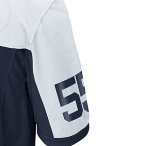 Maillot de football pour homme, numéro 55, col en V, manches courtes, maille respirante en polyester, impression sublimée, coupe classique - Product Image 3