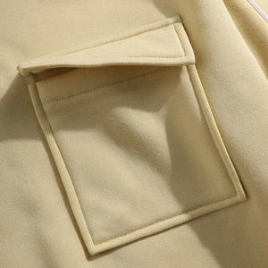 Sweat à capuche pour homme en polyester/coton de qualité supérieure, lavé, épais, respirant, écologique, personnalisé, surdimensionné, thermique, hiver, OEM ODM - Product Image 4