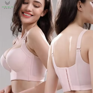 Venta al por mayor de logotipo personalizado de talla grande de las mujeres corriendo gimnasio Yoga sujetador Tops señoras Atlético entrenamiento Fitness Push up Sujetador deportivo - Product Image 6