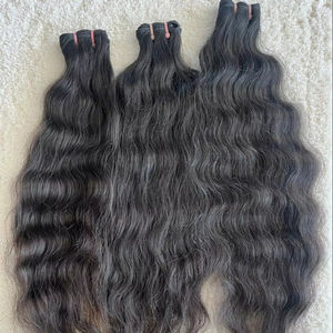 优质机器双纬南印度生寺庙人发直接出口商未加工人发 - Product Image 1