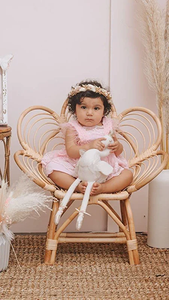 Silla de flores de ratán sostenible moderna hecha a mano, tamaño personalizado para niños, guardería, comedor, sala de estar al aire libre, cocina, Vietnam - Product Image 4