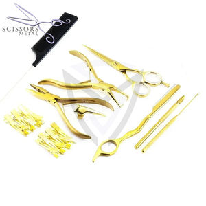 High Quality Micro <b>Beads</b> <b>Hair</b> <b>Extension</b> Pliers Kit Professional Grade Gold Custom Logo Stainless Steel Sustainable Surgical - Product Image 5