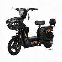 Mopeds électriques fabriqués en Chine, vélo électrique 48V à 2 places, vélo électrique de ville pour adultes