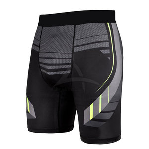 2025 High Quality Gym Sports Fitness <b>Men</b> <b>Compression</b> <b>Shorts</b> Elastic Waist Casual Quick Dry Spandex/Polyester Customize Color - Product Image 1