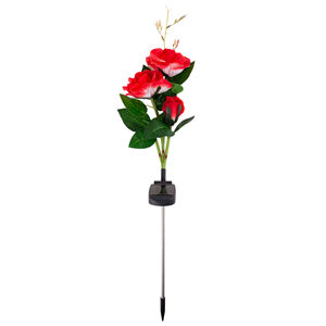 Lámparas Solares de Jardín LED con Forma de Rosa, Flores Artificiales - Product Image 2