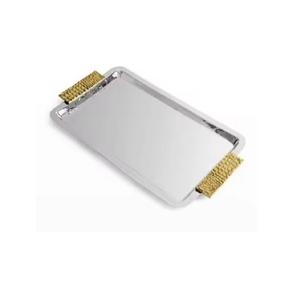 Bandeja de Metal decorativa moderna para el hogar de gran venta con lados dorados, bandeja para servir de cocina de la mejor calidad, Decoración de cocina recién llegada - Product Image 1