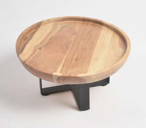 White Marble & Wood Colorblock <b>Cake</b> Platter with <b>Glass</b> Dome Manufacturer Wholesaler Premium Home & Decoration Factory - Product Image 5