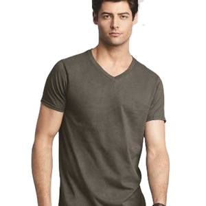 Factory Wholesale Custom Thick Collar Cotton <b>Tshirt</b> White Solid Box Blank Tee Men Black Boxy Fit t Shirt - Product Image 1