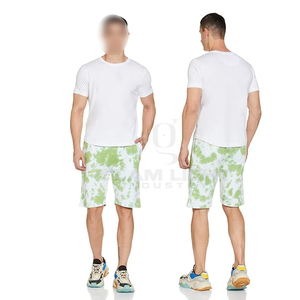 2025 Best Supplier <b>Men</b> T-<b>Shirts</b> Short Sets Breathable Regular Fit Green White Contrast Color High Quality New Arrival <b>for</b> <b>Summer</b> - Product Image 4