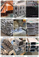 Profil de fenêtre à persiennes en aluminium extérieur 6063-T5, ouverture vers l'extérieur, cadre de volet en aluminium, système de ventilation résistant aux intempéries