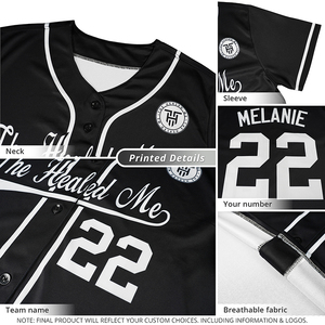 Sudadera de uniforme de béisbol Retro para hombre, talla de EE. UU., Jersey bordado personalizado de béisbol, conjunto de malla impresa sublimada con calor de talla grande - Product Image 6