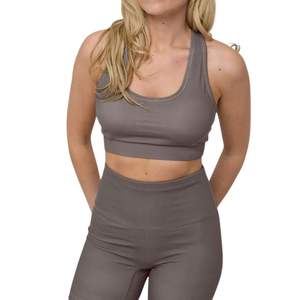 Ensemble de yoga pour femmes sans couture, vente en gros personnalisée, nouveau, été, taille haute, soutien-gorge de sport en maille sans couture et pantalon de yoga - Product Image 4