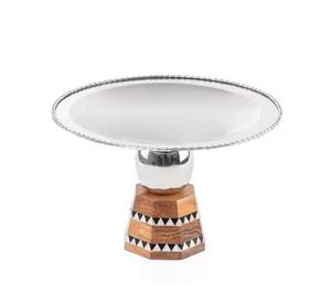 Bandejas de Chocolate de Acero Inoxidable Pulido Ecológicas de Alta Gama, Duraderas, Aptas para Lavavajillas, Base Decorativa para Frutas, Chocolate, Bodas - Product Image 1