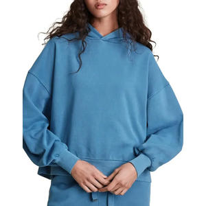 Sweat-shirts à capuche pour femmes de bonne qualité, motif uni, fabrication OEM, en vente à prix avantageux, vêtements d'hiver - Product Image 1