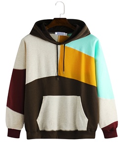 Sudaderas con Capucha Personalizadas para Hombre, Tejido Sólido 100% Algodón, Estilo Urbano, Transpirables, OEM/ODM, Ropa de Moda - Product Image 3