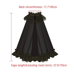 Cape de sorcière d'Halloween pour enfants Cape Cosplay Costume pour <span class=keywords><strong>danse</strong></span> de scène pour fête et performances - Product Image 4