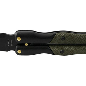 Coltello a Farfalla Miguel Nieto 324-N con Meccanismo di Bloccaggio, Manico Cromato e Fodero in Pelle - Product Image 3