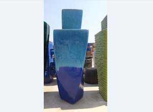 [Leo Nguyen Le] - Wholesaling Large Outdoor/Indoor <b>Tall</b> glazed ceramic <b>flower</b> <b>pots</b> & planters decoration for gardening - Product Image 4