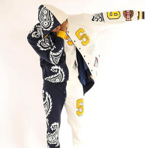 Blouson de baseball d'hiver en gros, coupe-vent personnalisé à séchage rapide, blouson universitaire unisexe imperméable grande taille avec col montant - Product Image 2