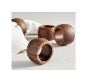 Tendance 2023 nouveau Style forme personnalisée ronds de serviette bonne qualité porte-serviettes colorés pour la décoration de Table de dîner de fête de mariage - Product Image 1