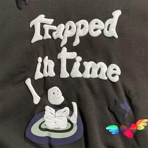 Personnalisé pour Puff Print 500gsm Heavyweight Oversized Sweat à capuche pour homme 100% coton French Terry Boxy Hoodie pour la vente directe d'hiver - Product Image 2