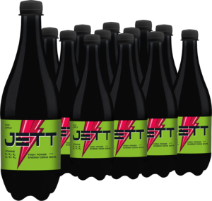 Bebida Energética Jett Kiwi-Manzana 0.8L PET con Taurina, Cafeína y Vitaminas del Grupo B, Verde Claro - Product Image 3