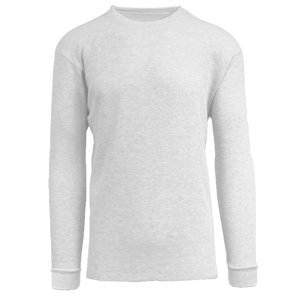 Men's Long Sleeve Crew Neck Waffle-Knit <b>Thermal</b> Shirts - Product Image 5