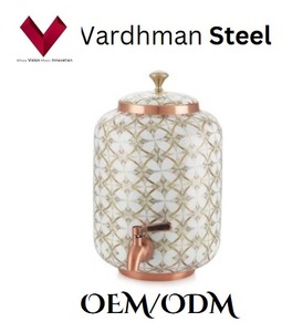 เหยือกน้ำทองแดงเคลือบแบบคลาสสิก - Product Image 5