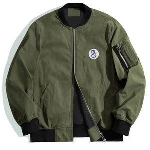 Chaquetas de Cuero Personalizadas al por Mayor para Hombre, Estilo Universitario, con Mangas de Cuero, Bordado Completo con Letras, para Invierno - Product Image 4