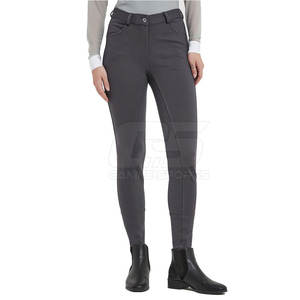 Pantalones Jodhpur de tela elástica ligera y duradera para mujer, precio directo de fábrica, Etiqueta Privada, conjunto ecuestre de caballos, accesorios - Product Image 2