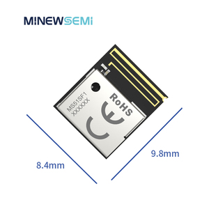 블루투스 모듈용 Minew MS51SF1-nRF52833 2.4GHz 크기 제한 어플리케이션용 초소형 RF 송수신기 - Product Image 5
