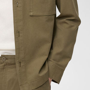 Chaqueta Bomber 100% Algodón para Hombre, Ropa Urbana, Tejido Transpirable, Colección de Chaquetas Modernas y a la Moda para Hombre, Chaquetas para Hombre OEM - Product Image 4