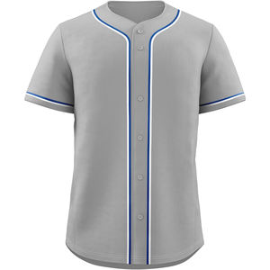 Maillot de baseball personnalisé Softball boutonné sublimé uniforme matériel sergé broderie nom de l'équipe numéro séchage rapide jeunes hommes - Product Image 1