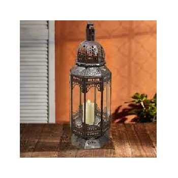 Premium Packaging Moroccan Design Metal Candle Lantern Lamp Jar Metal Lantern Candle Light Holder Festive Season