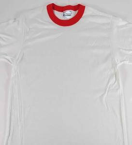 Bella toile unisexe basique coton Ringer T-Shirt hommes basique coton Ringer T-Shirt - Product Image 2