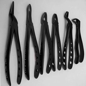 คีมถอนฟันเครื่องมือเคลือบพลาสม่าสีดำ6ชิ้น - Product Image 4