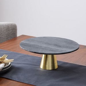 Piédestal en marbre noir RM pour gâteaux Piédestal en marbre pour gâteaux de mariage et célébrations d'anniversaire - Product Image 6