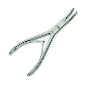 Acero inoxidable Beyer Stille hueso Rongeur Dall acabado doble acabado Beyer hueso Rongeur curvado 180 mm pinzas de corte - Product Image 2