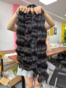 ผมต่อจากมนุษย์ผมคนเวียดนามสำหรับต่อผมมนุษย์ผมบริสุทธิ์คาเบลโลฮัมโน่แบบไม่ผ่านการแปรรูป - Product Image 4