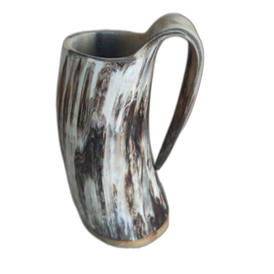 Tasses à boire de bière en corne de buffle fabriquées à la main avec des tailles et des conceptions personnalisées - Product Image 1