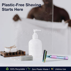 Rasoir de sécurité de qualité pour barbier avec poignée antidérapante et lames remplaçables pour un rasage précis et lisse - Product Image 4