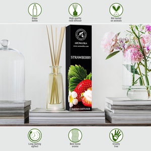 Diffuseur de parfum Aromatika Fraise 100ml avec parfum de baies mûres sucrées, parfum d'ambiance longue durée - Product Image 3