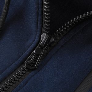 Vente en gros 380gsm sweats à capuche 100% coton unisexe séchage rapide respirant fermeture éclair haute qualité hommes vierge surdimensionné polaire sweats à capuche - Product Image 4