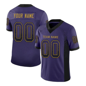 Uniforme d'entraînement vintage personnalisé maillot de football américain de haute qualité à la mode marque surdimensionnée Streetwear maillot de football américain - Product Image 1
