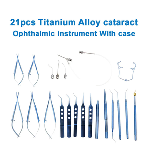 Juego de Herramientas Ópticas para Cirugía Ocular, Instrumentos Quirúrgicos Oftálmicos de 21 Piezas para Cirugía de Cataratas, Juego de Microcirugía de Surgiright - Product Image 3