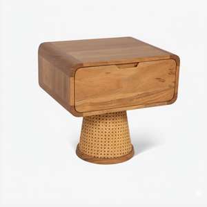 Lit pliable réglable en bois massif sculpté à la main avec une construction durable, design moderne pour une utilisation en chambre à coucher - Product Image 4