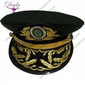 Gorro con visera de lana Kepi Civil Confederado Naval Admiral General Cap Correa ajustable y logotipo bordado Deportes para hombre - Product Image 5